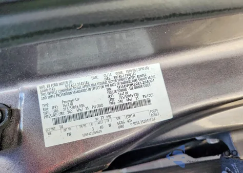 2014 Ford Focus Se из США, поврежденный, VIN 1FADP3K22EL265091